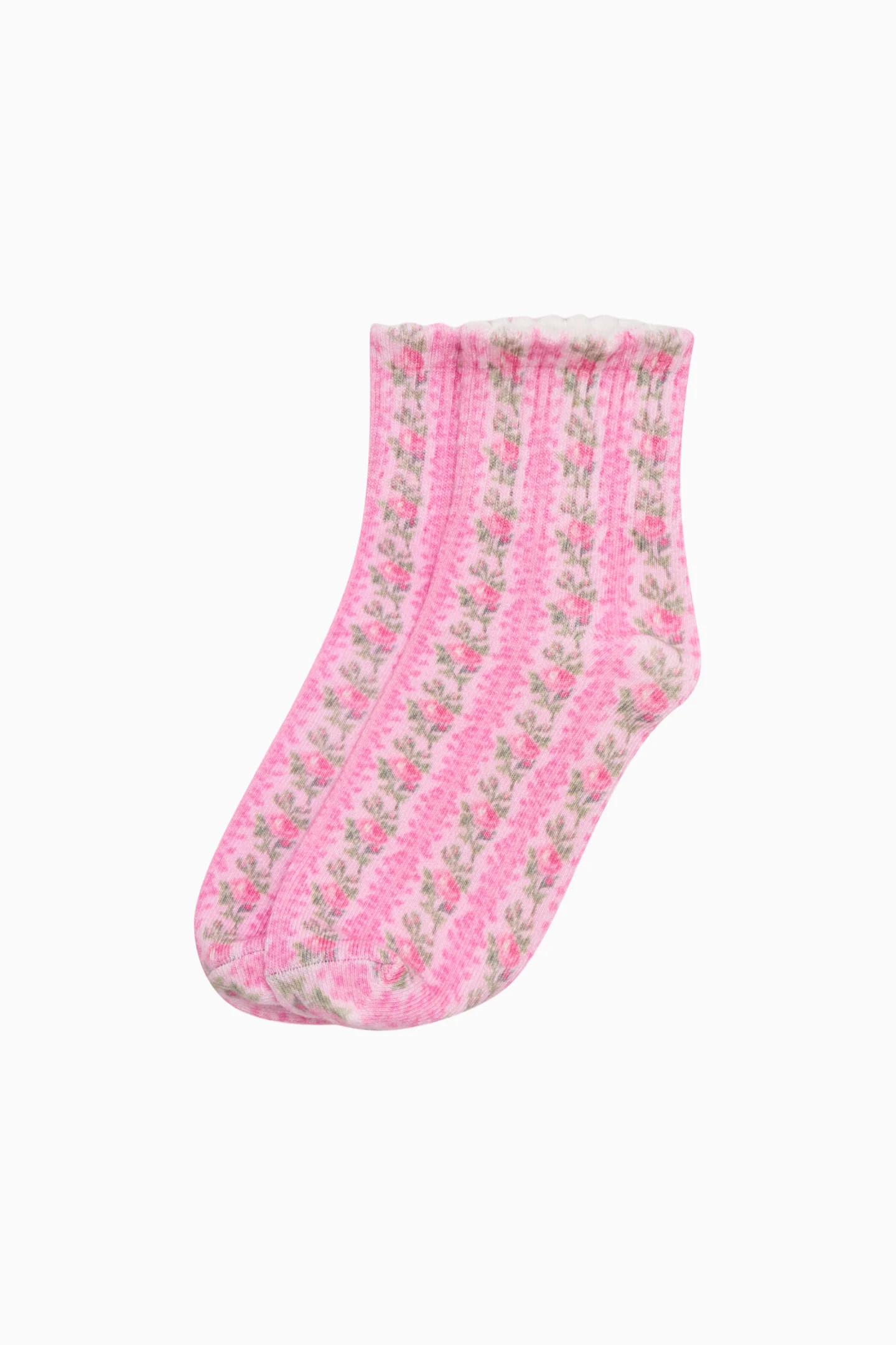Lowell Fragrance Print Socks | LoveShackFancy