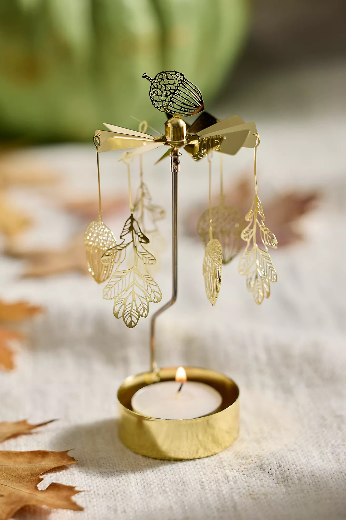 Rotary Candle, Acorn + Leaf | Anthropologie (US)