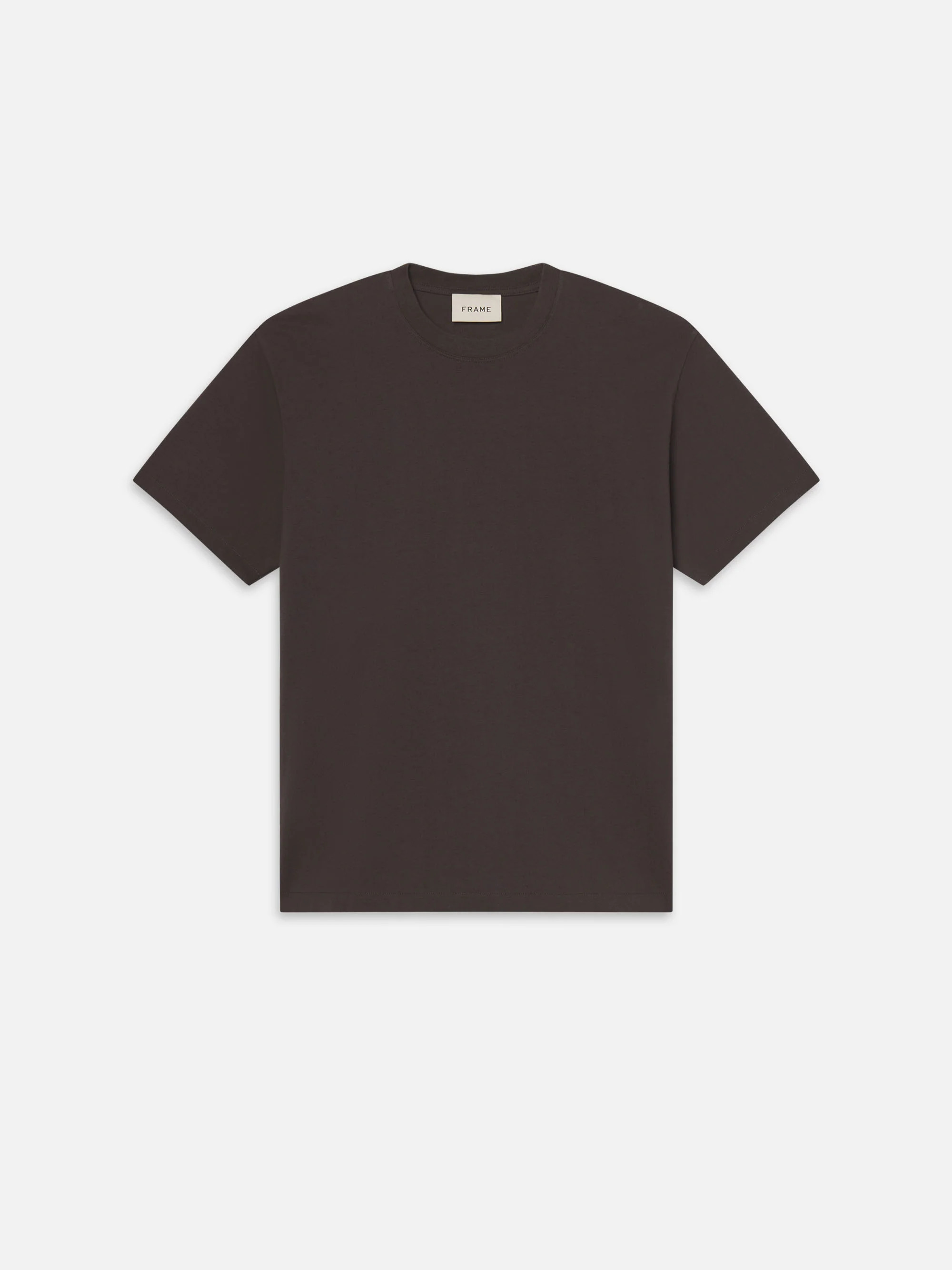 FRAME Logo Tee -- Brown | Frame Denim