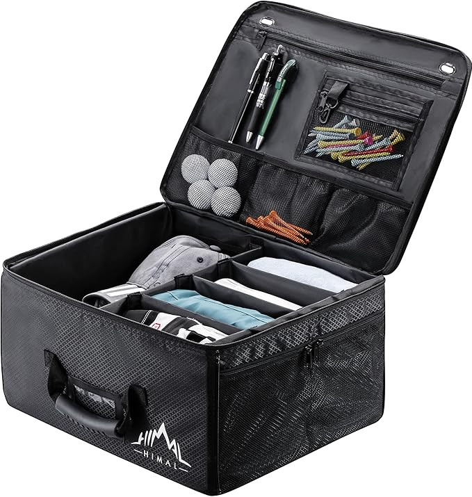 HIMAL HIMAL Golf Trunk Organizer - Waterproof Car Golf Locker Golf Supplies Trunk Organizer for G... | Amazon (US)