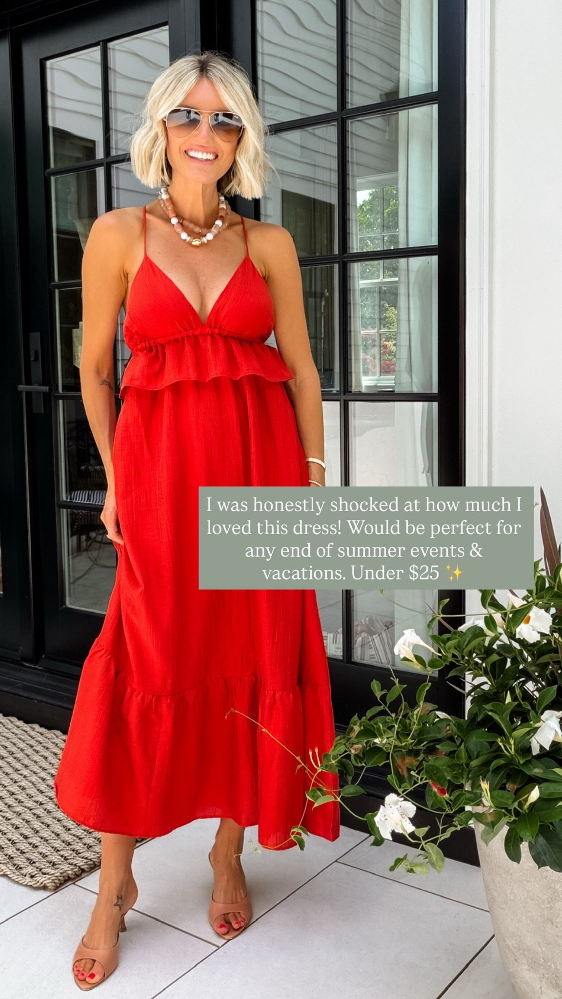Cannot believe the price of this dress! Immediate add to cart! Wearing XS.

Loverly Grey, Target find, Target fashion, sale alert, summer fashion, summer dress, maxi dress, vacation dress

#LTKootd #LTKSeasonal #LTKSaleAlert