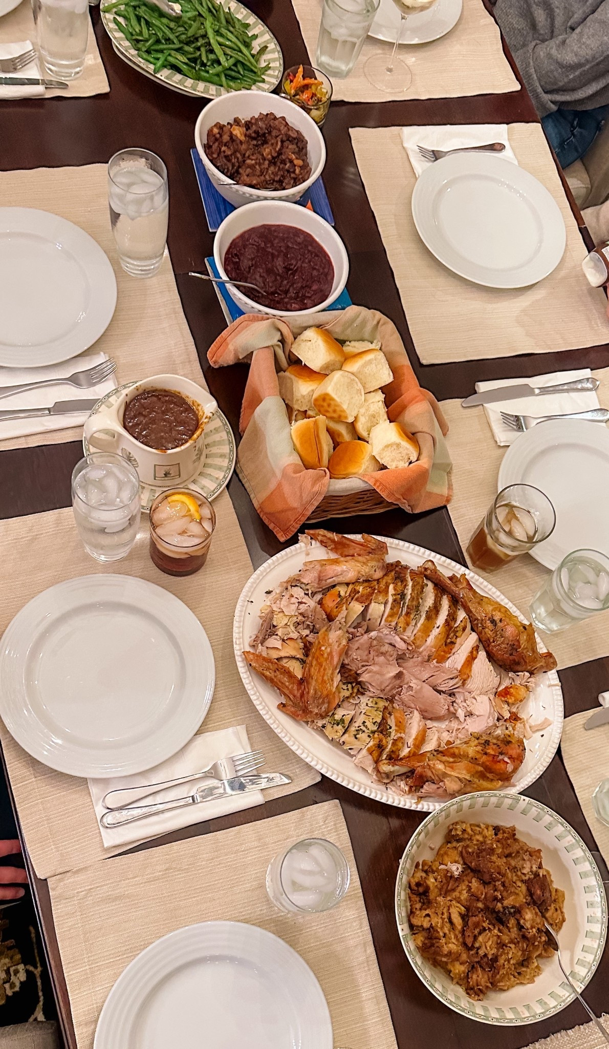 Reminiscing on this STUNNING Thanksgiving dinner 😍🦃 Our table-scapes are always simple…the focus is the food!!! 

#LTKSeasonal #LTKHoliday #LTKfoodie