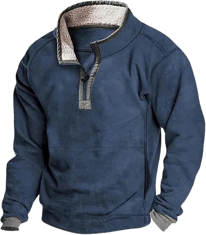 domirica Western Longhorns Graphic Hoodies Western Cowboy Pullover Crewneck Collared Half Zip Vin... | Amazon (US)
