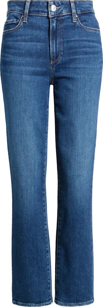 PAIGE Cindy High Waist Ankle Straight Leg Jeans | Nordstrom | Nordstrom