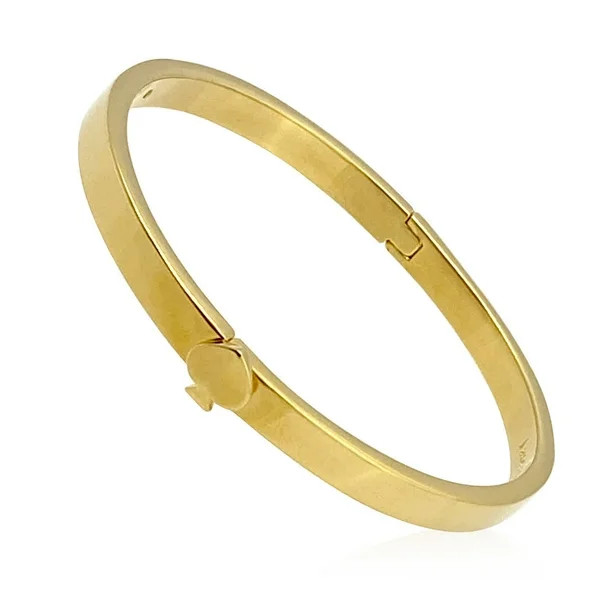Kate Spade Ladies Gold Heritage Spade Thin Metal Button Bangle - Walmart.com | Walmart (US)