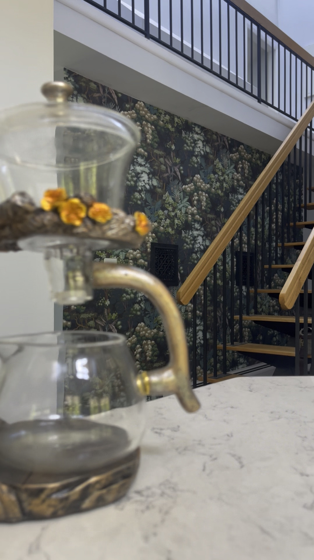 The absolute cutest teapot in the world! I love that there is a magnet on the top, so it won’t dispense tea unless the pot is connected. It’s a cool design! I will warn it is a bit fragile, so be careful, but I still absolutely love it.

Amazon finds, Amazon home, Amazon favorites, bird teapot, cottagecore teapot, pretty teapot, floral teapot, cottagecore decor, kitchen decor, kitchen accessories, glass teapot


#LTKHome #LTKFindsUnder100 #LTKFindsUnder50