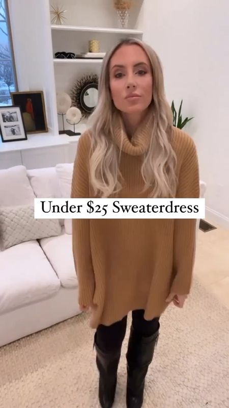 Sweaterdress outfit

#LTKSeasonal #LTKunder50 #LTKstyletip