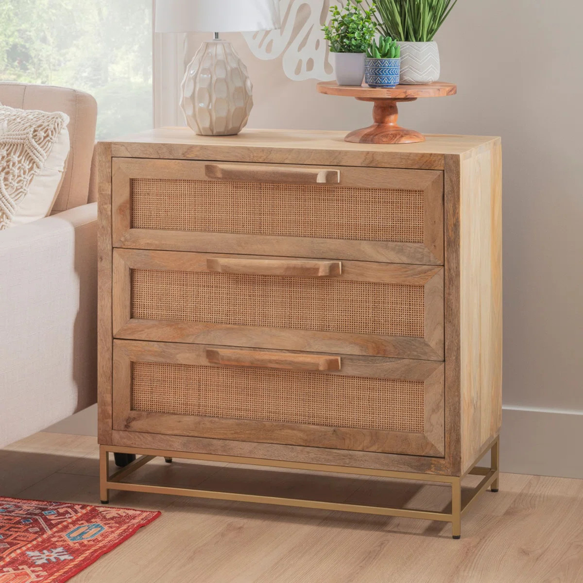 Dunster 3 Drawer 30" W Solid Wood Dresser | Wayfair North America