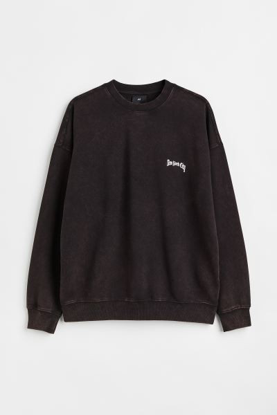 Relaxed-fit Washed-look Sweatshirt | H&M (US + CA)