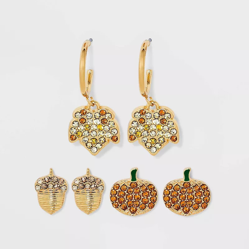 SUGARFIX by BaubleBar 'Good Harvest' Statement Earrings - Orange | Target