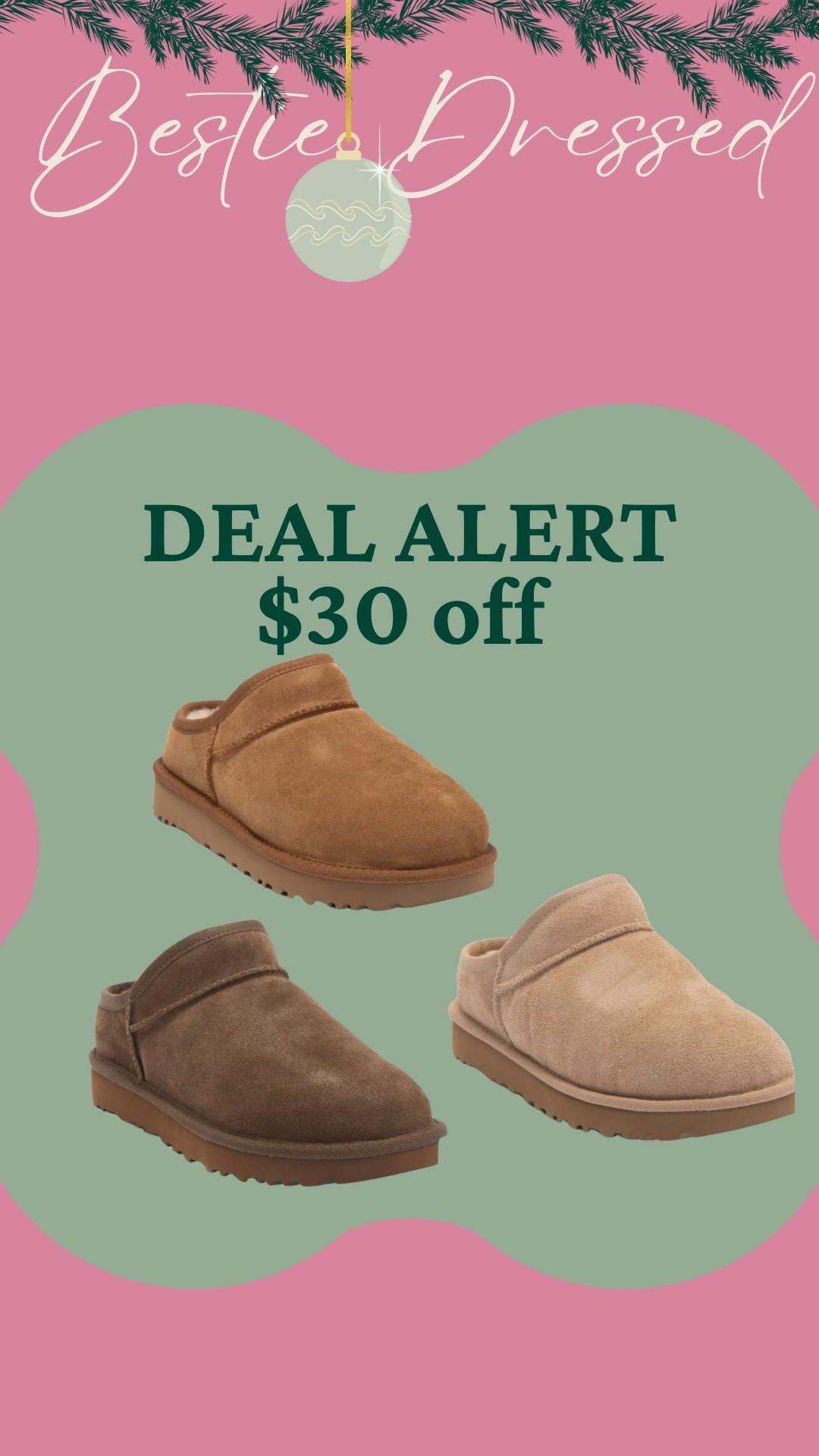 Slip on uggs
Uggs on sale 

#LTKFindsUnder100 #LTKGiftGuide #LTKSaleAlert
