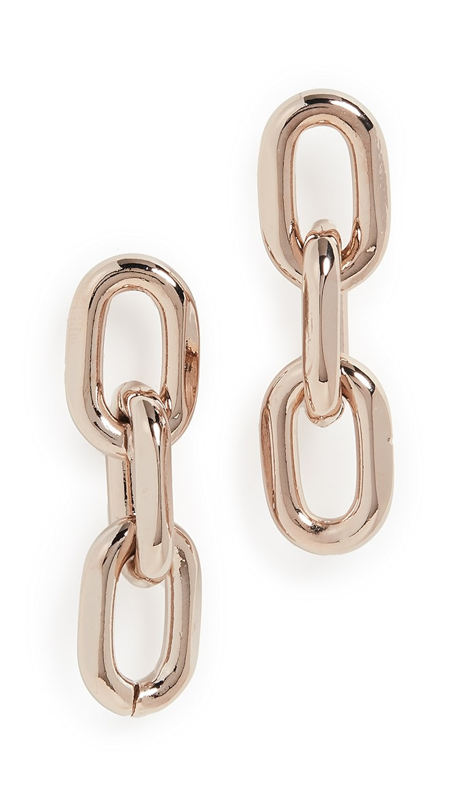 Melia Large Rounded Paper Clip Trip Earrings | Shopbop