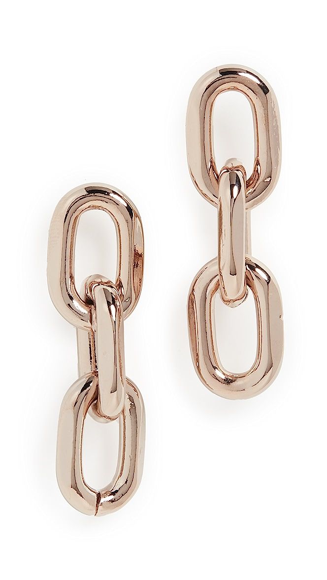 Melia Large Rounded Paper Clip Trip Earrings | Shopbop