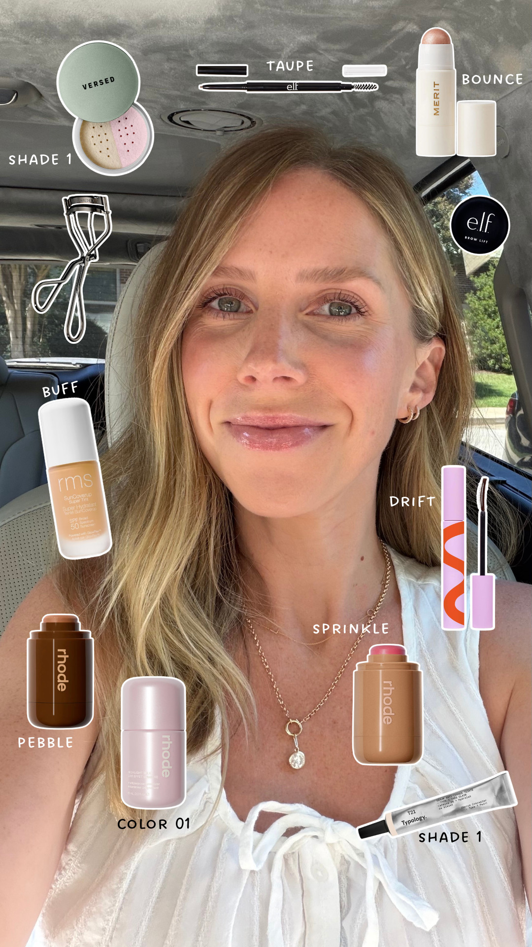 Light makeup day lineup  

 