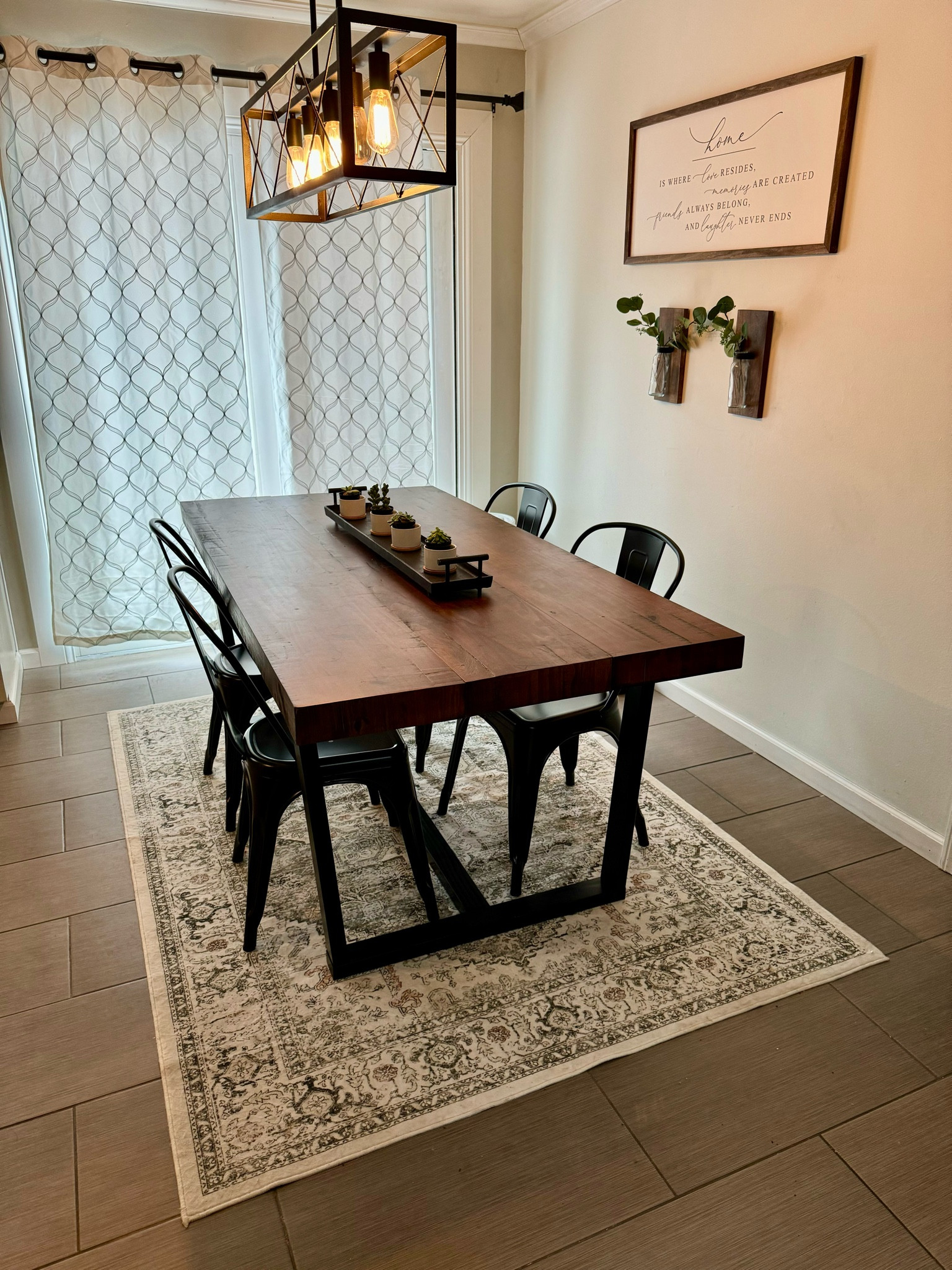 I love our new kitchen Dining Room Set!
Give a little industrial and farmhouse feel☺️❤️

#LTKHome #LTKFamily #LTKStyleTip