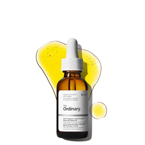 The Ordinary 100% Organic Cold-Pressed Rose Hip Seed Oil, Addresses Signs of Aging by Improving the Appearance of Uneven Skin Tone, Supporting Skin Elasticity, 1 Fl Oz | Amazon (US)