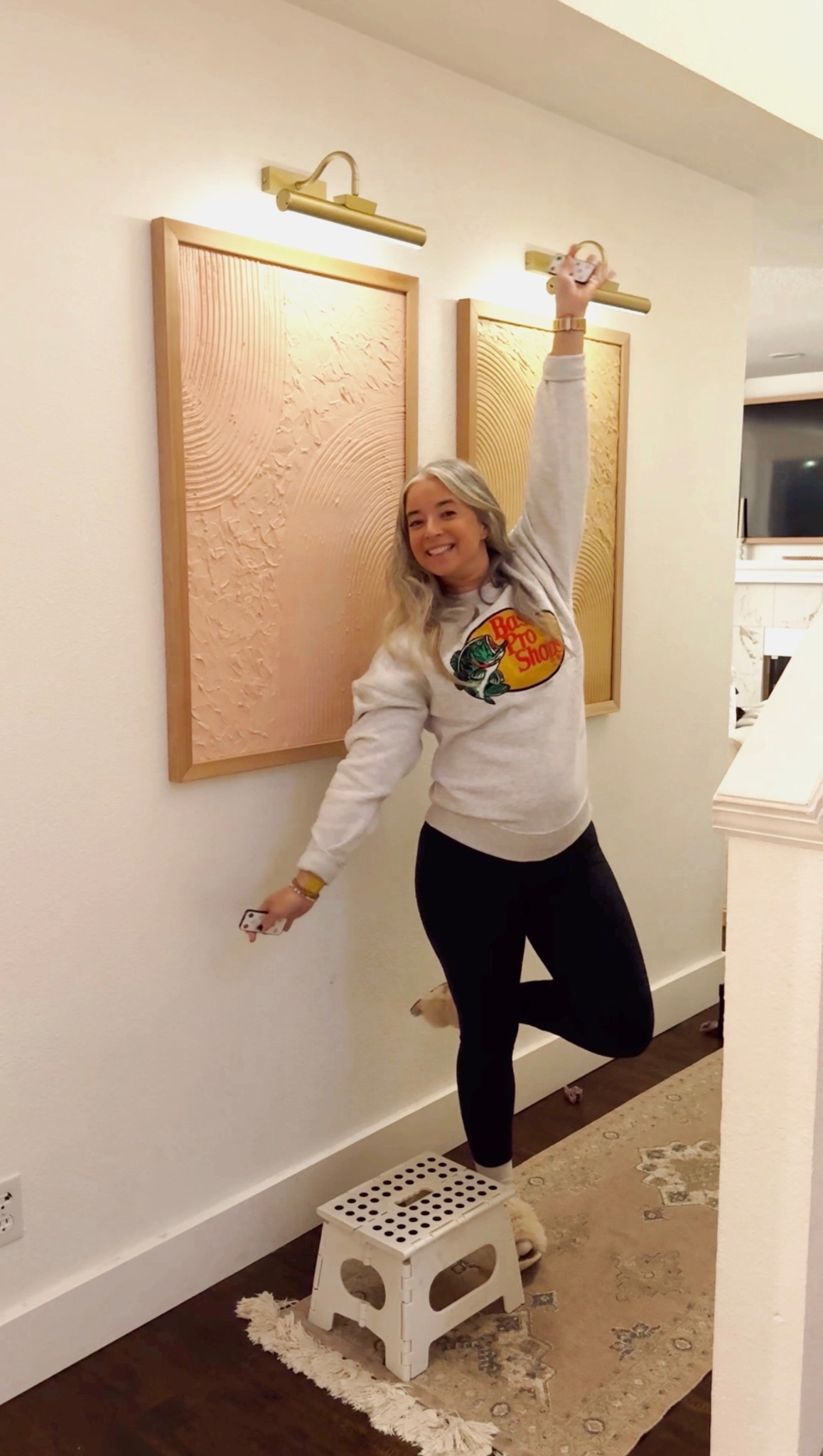 Thin set Mortar art project! Artwork frame wireless lights! Amazon finds. 

#LTKSaleAlert #LTKHome #LTKFindsUnder100