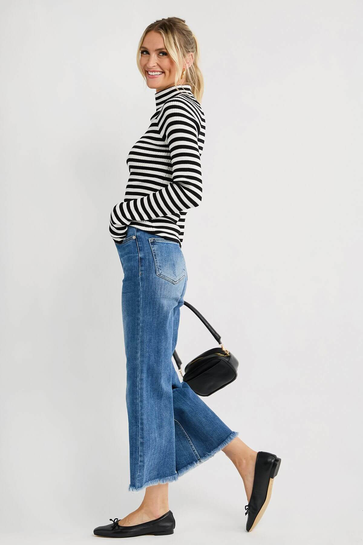 By Together Striped Turtleneck | Social Threads