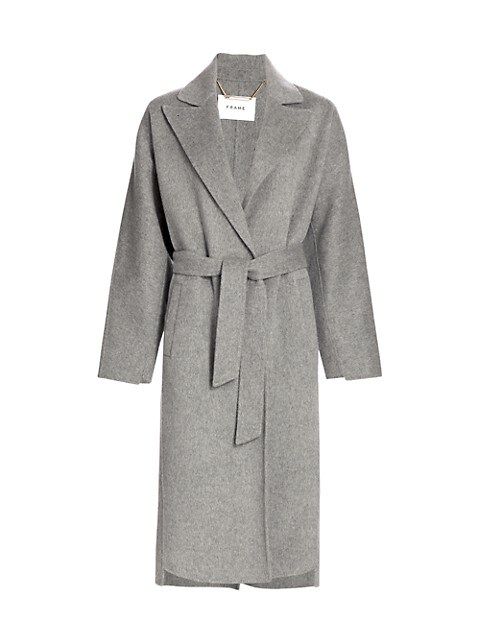 Double Face Cashmere-Blend Wrap Coat | Saks Fifth Avenue