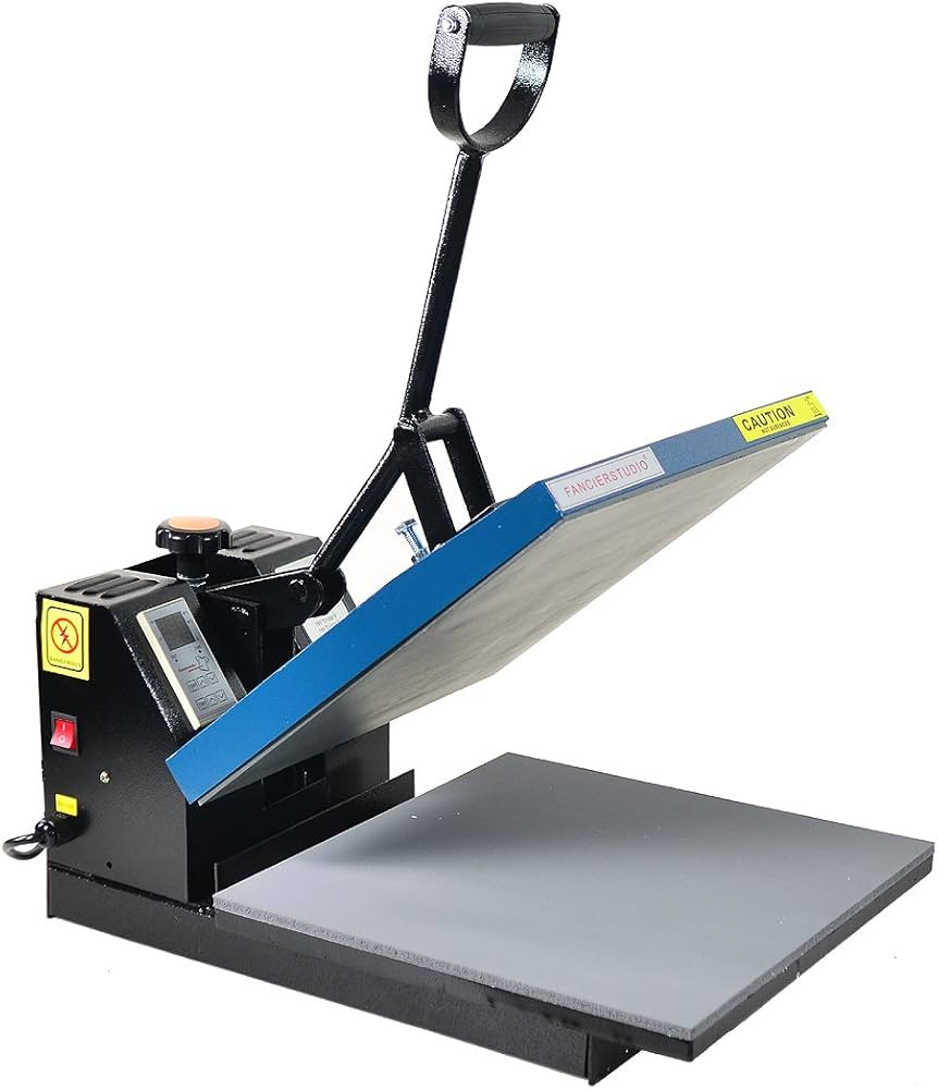 Fancierstudio Digital Heat Press 15 x 15 Sublimation Rhinestone Heat T-Shirt Machine15x15 B/BLK | Amazon (US)