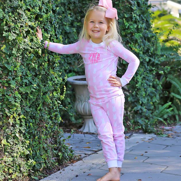 Bunny Peeps Pink Pajamas | Classic Whimsy