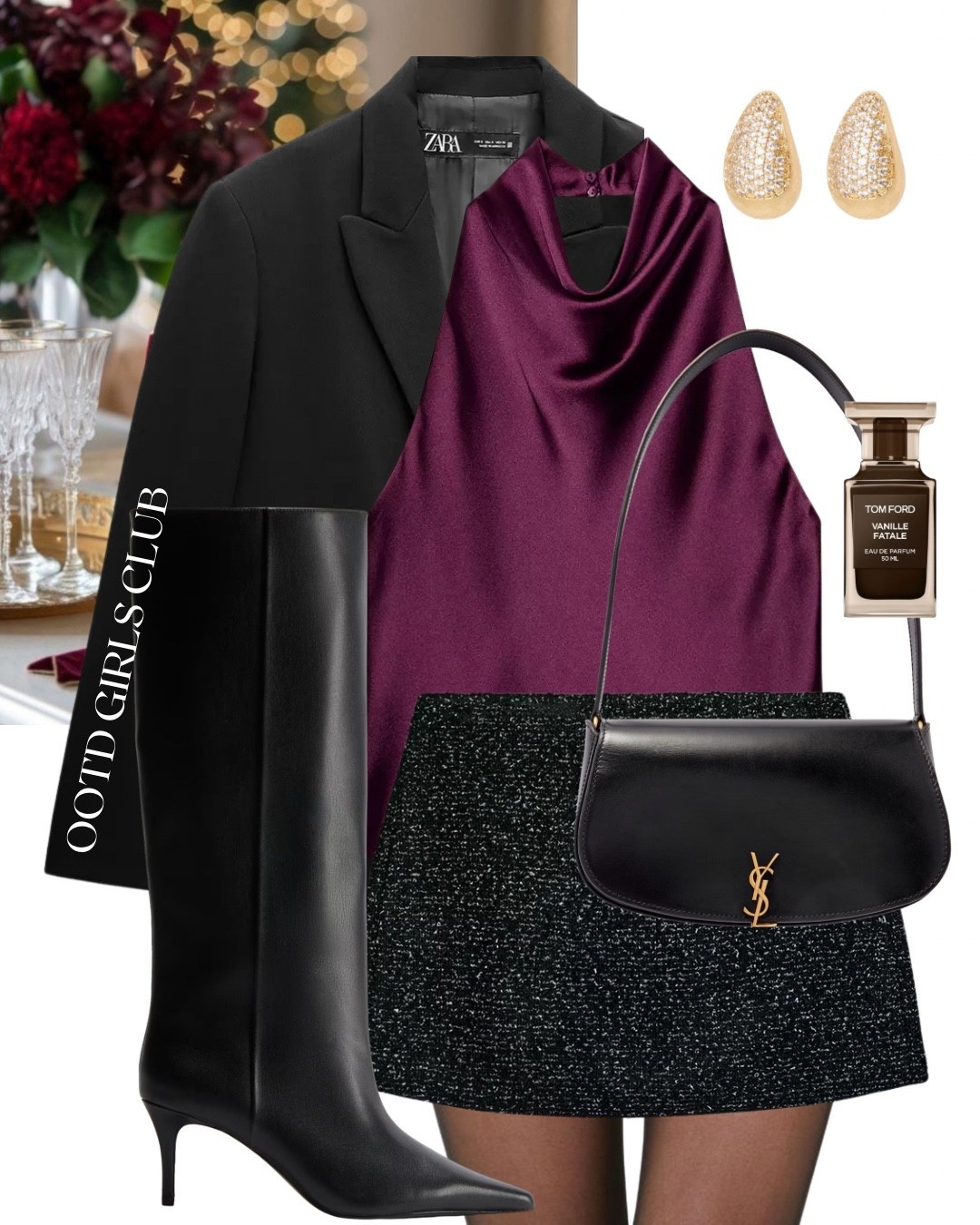Christmas Party/ NYE outfit idea - night out - evening drinks - heels - boots - blazer 

#LTKfestive #LTKwinter #LTKeurope