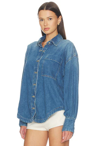 Favorite x We The Free Ashley Denim Shirt in Medium Wash

              
    
        
        
 ... | Revolve Clothing (Global)