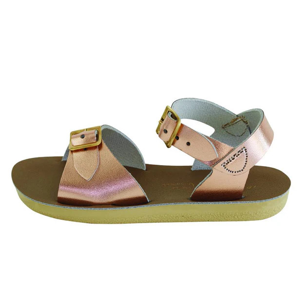 Rose Gold Surfer Sandals | Classic Whimsy