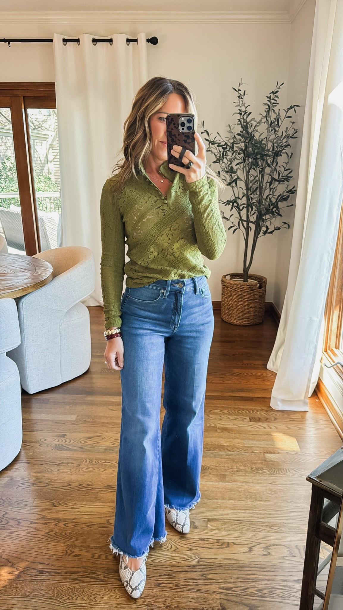 A pretty lace henley top. XS. 3 colors 
Love this top for an easy, elevated everyday look or dress up for the Holidays