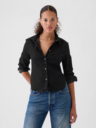 Cropped Denim Shirt | Gap (US)