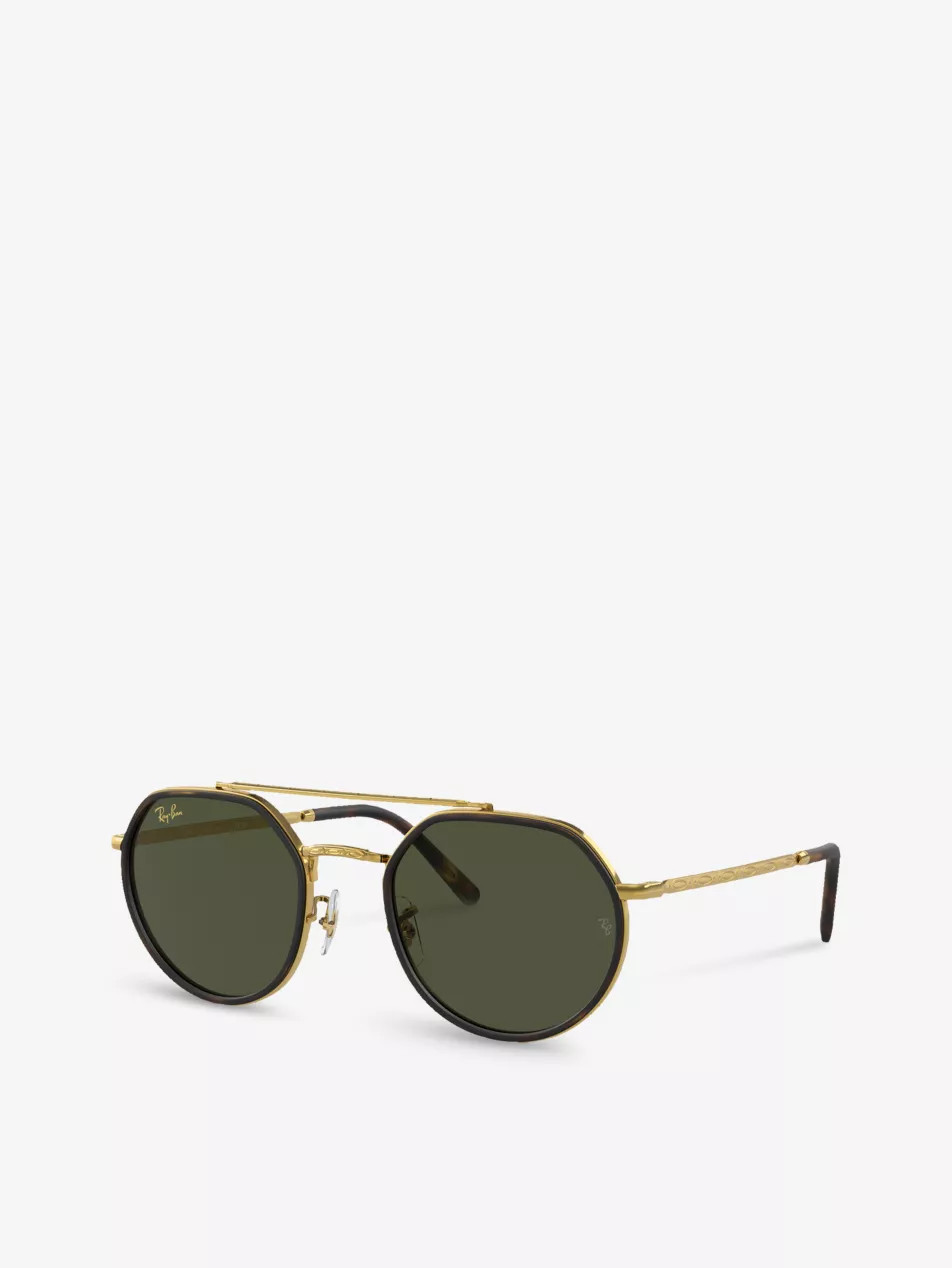 RB3765 irregular-frame metal sunglasses | Selfridges