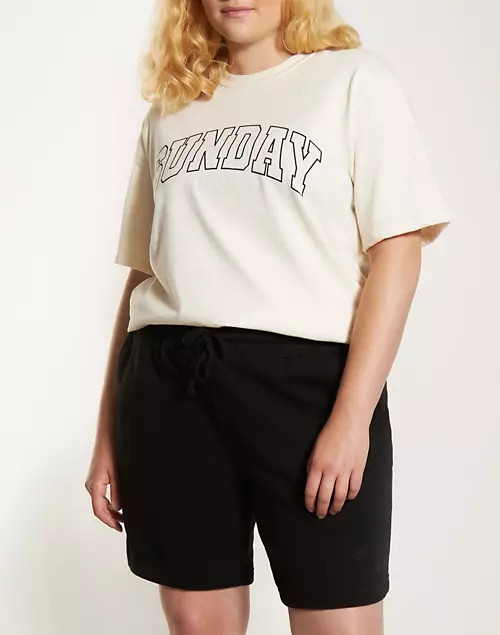 Good for Sunday Organic Cotton Collegiate SUNDAY Tee | Madewell