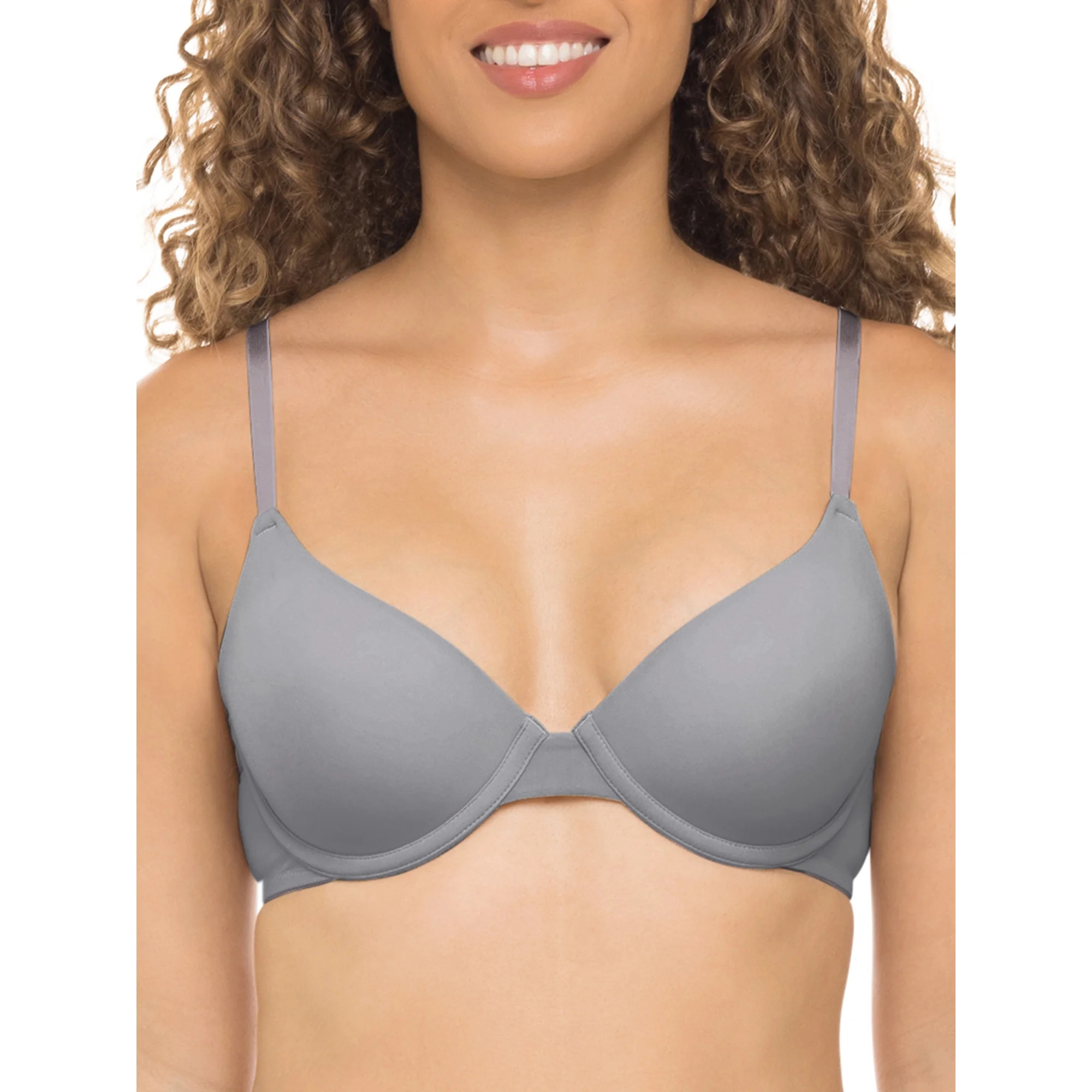 No Boundaries Juniors' Lightly Lined Underwire T-Shirt Bra | Walmart (US)
