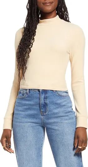 BP. Easy Rib Mock Neck Top | Nordstromrack | Nordstrom Rack