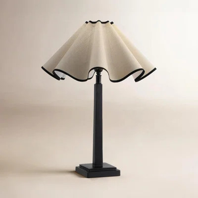 Monika 24.5" Resin and Rattan Table Lamp | Wayfair North America