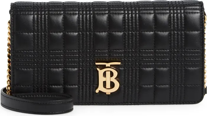 Burberry Lola Quilted Leather Wallet on a Strap | Nordstrom | Nordstrom