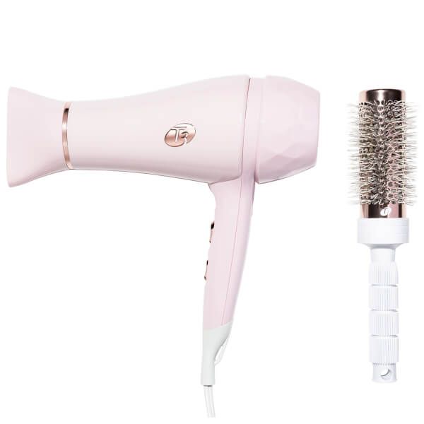 T3 Featherweight Luxe 2i Hair Dryer - Soft Pink & Rose Gold (Exclusive to SkinStore) | Skin Store