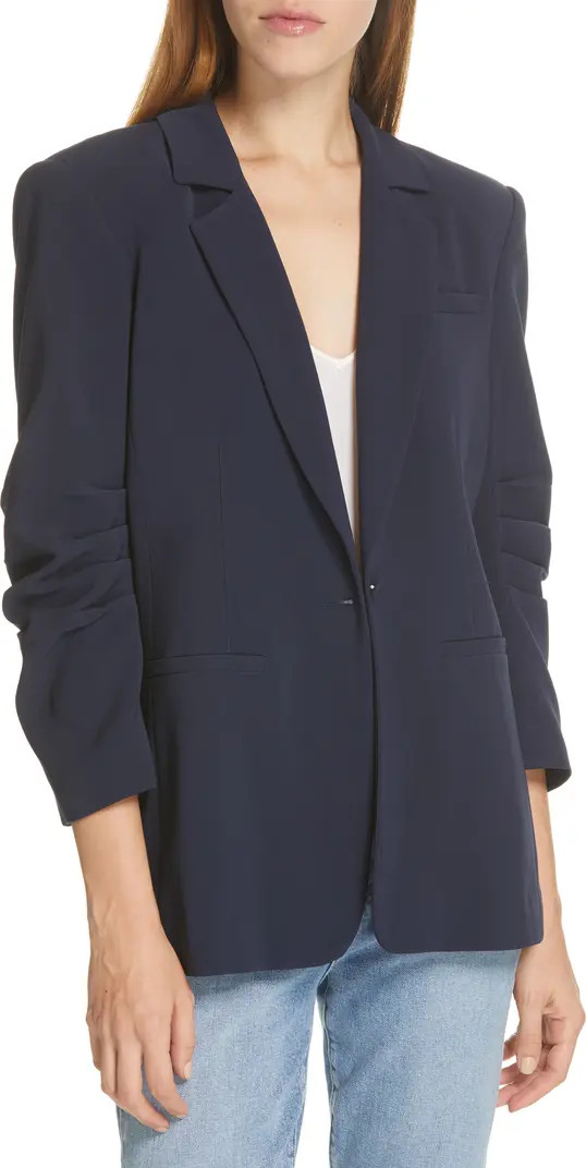 Khloe Ruched Sleeve Blazer | Nordstrom