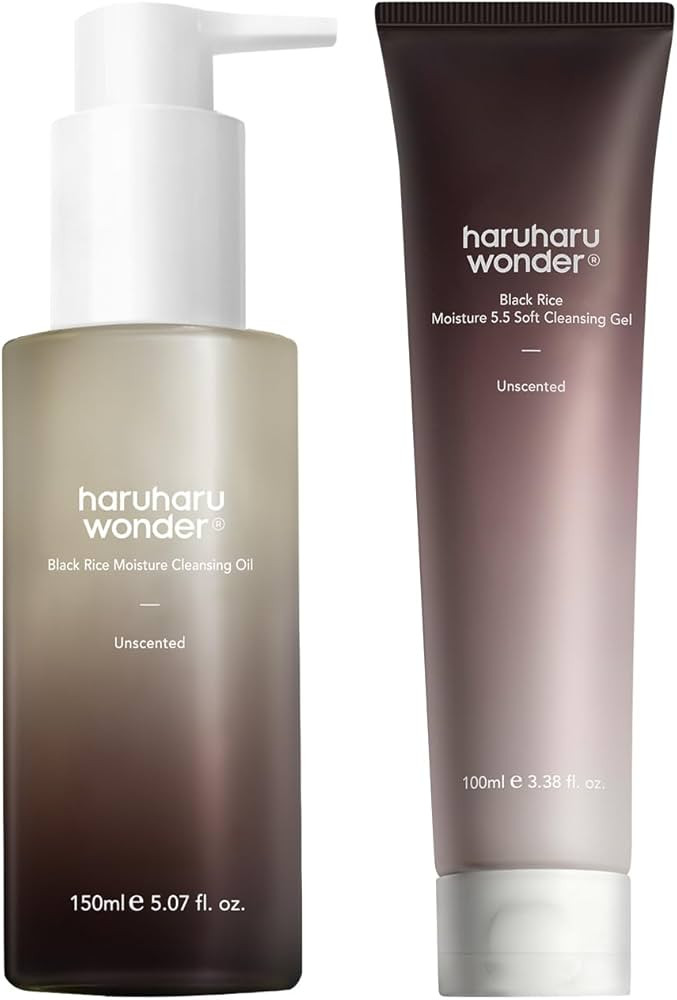 haruharu wonder Double Cleansing Set with Cleansing Oil and Cleansing Gel | Amazon (UK)