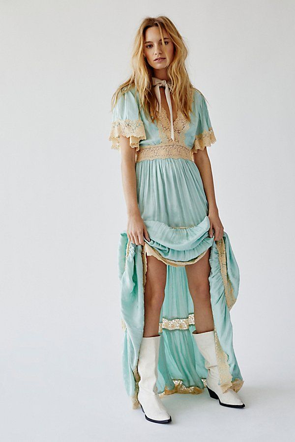 Spell & They Gypsy Ocean Gown by Spell and the Gypsy Collective x Free People at Free People, Seafoa | Free People (Global - UK&FR Excluded)