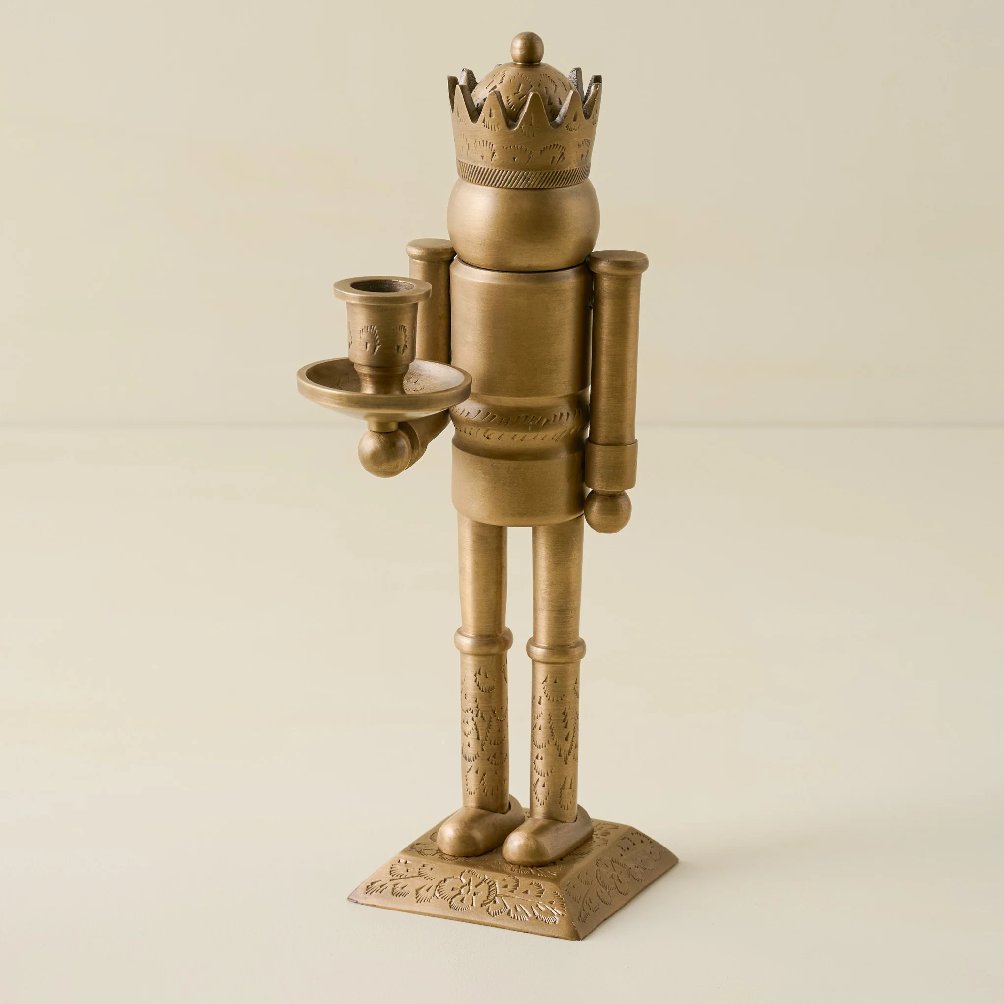 Etched Brass Nutcracker | Magnolia