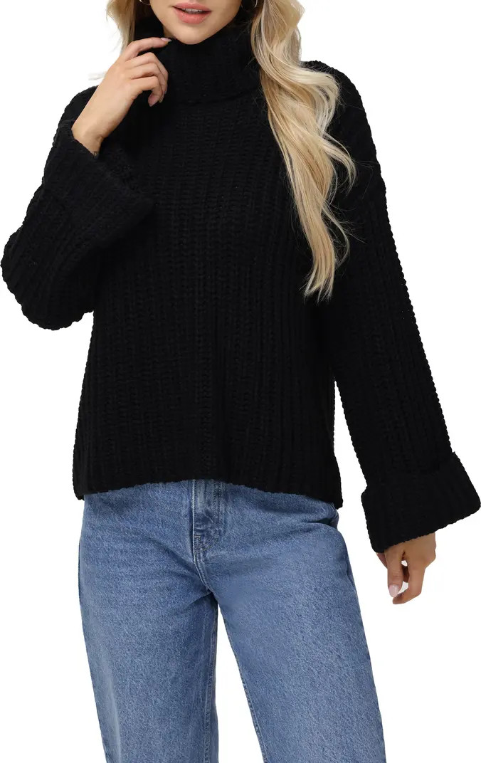 525 Vida Bell Sleeve Turtleneck Sweater | Nordstrom | Nordstrom