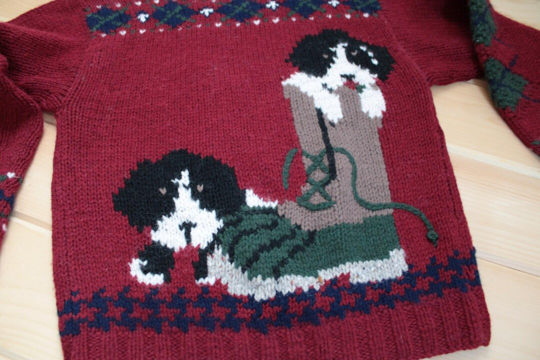 DOG Boots Puppies Wool Sweater - Etsy | Etsy (US)
