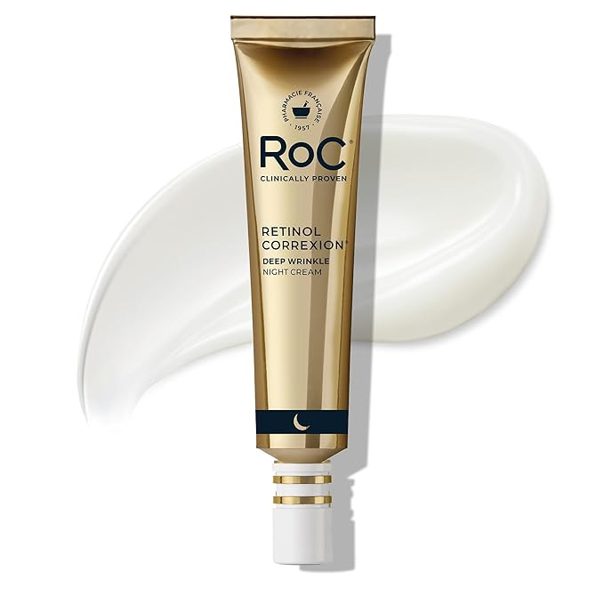 RoC Retinol Correxion Night Cream for Deep Wrinkles, Anti Aging Skincare Treatment Women and Men,... | Amazon (US)