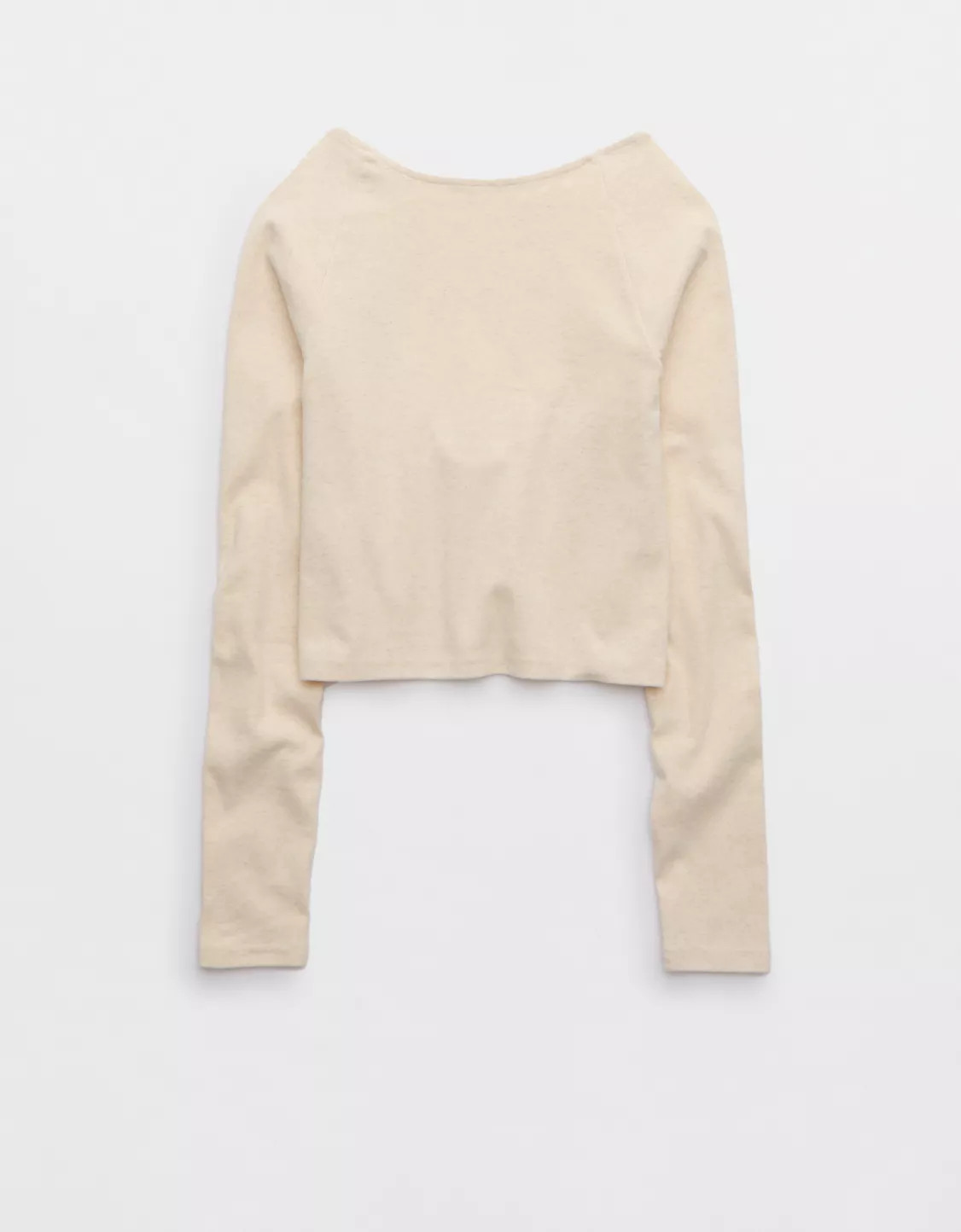 Aerie Long Sleeve Open Back T-Shirt | Aerie