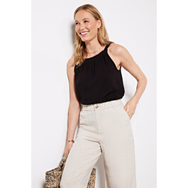 Halter Gauze Tank | Evereve
