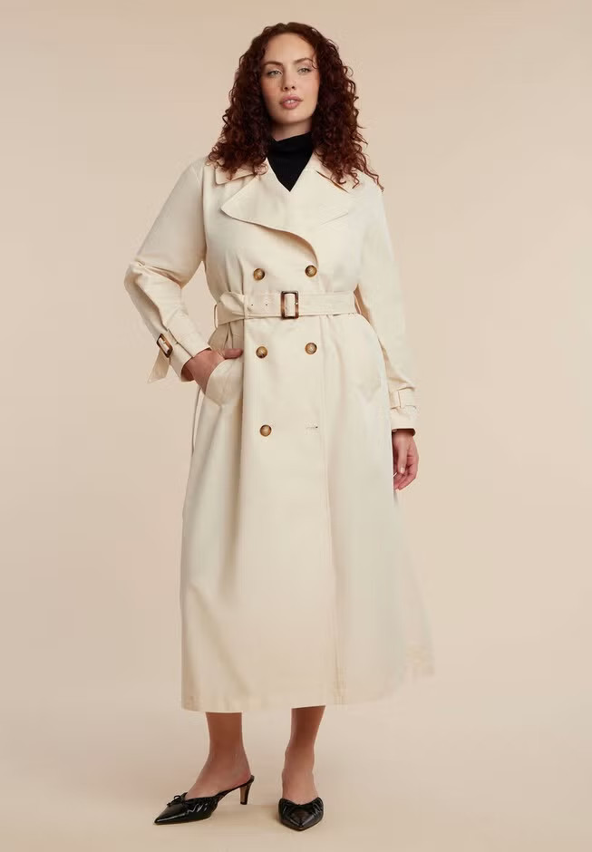 Long Trench Coat | Eloquii