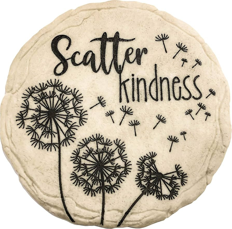 Spoontiques - Garden Décor - Scatter Kindness Stepping Stone - Decorative Stone for Garden | Amazon (US)