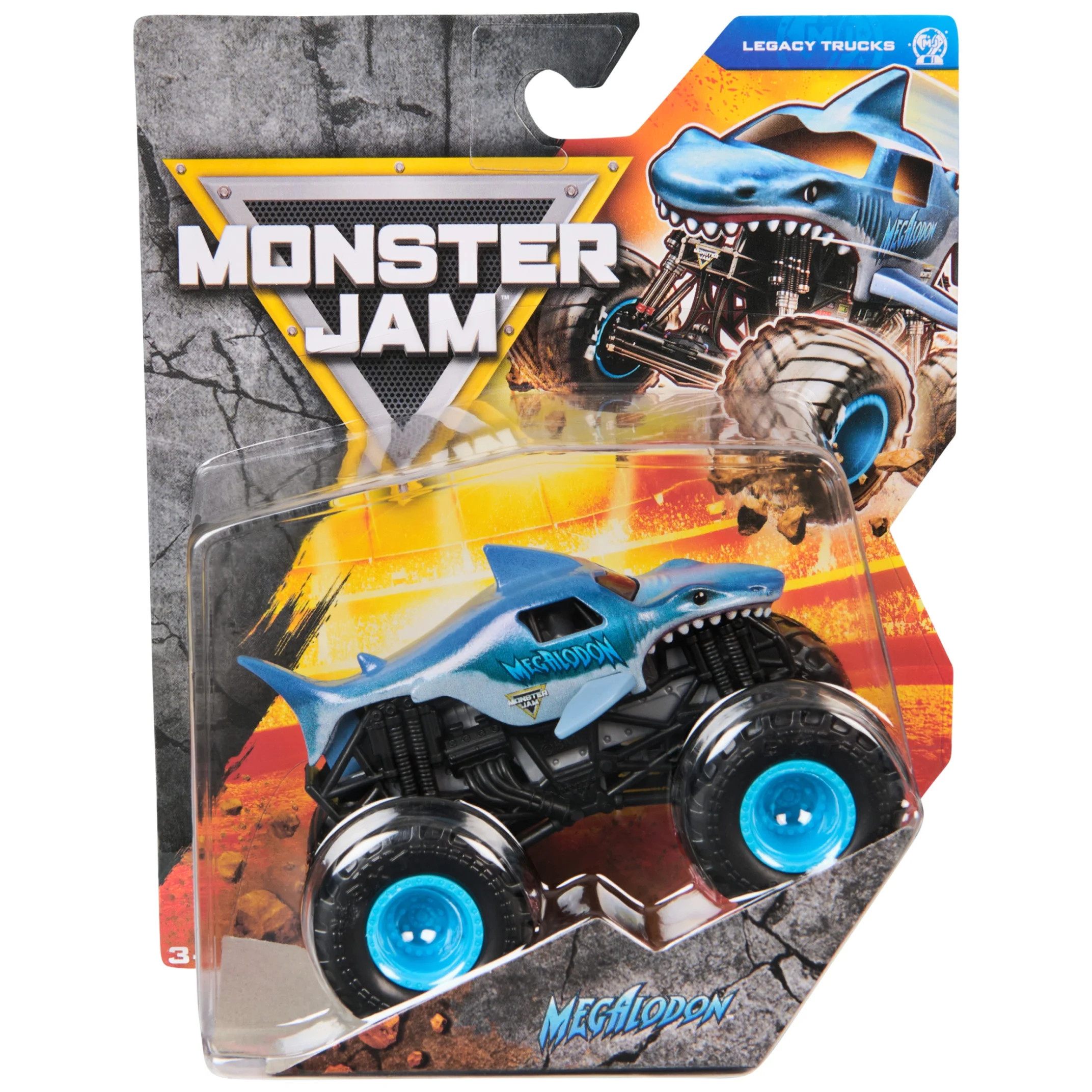 Monster Jam Megalodon Monster Truck, 1:64 Scale | Walmart (US)