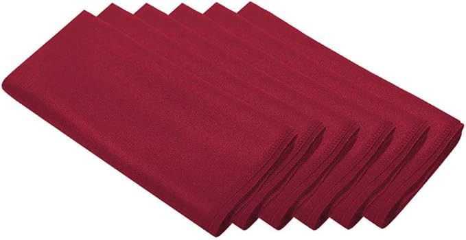 Surmente 20-Inch Polyester Cloth Napkins Linen Dinner Napkins - Set of 12 for Weddings, Banquets,... | Amazon (US)